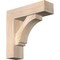 Ekena Millwork Imperial Block Smooth Bracket w/ Offset Brace, Douglas Fir, 7 1/2"W x 26"D x 26"H BKT0806X26X26IMP05SDF - alternate 1